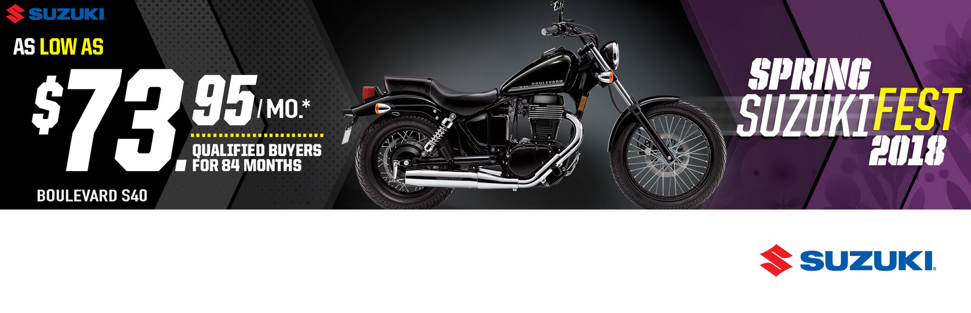 Suzuki: Spring SuzukiFest Promo - Boulevard S40